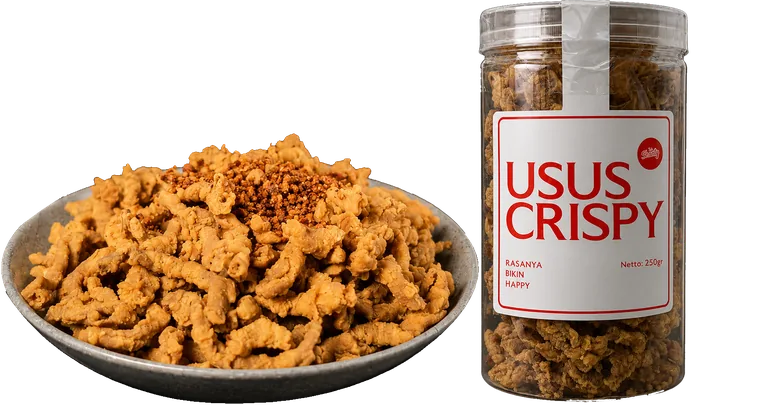 Usus Krispy siap saji