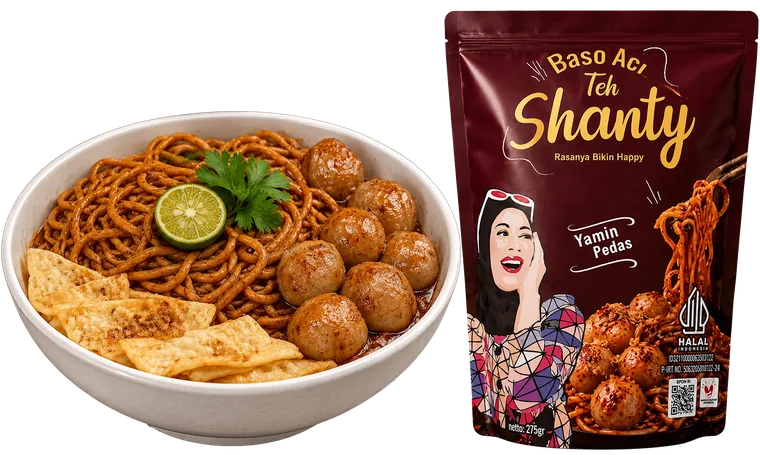 Yamin Pedas siap saji